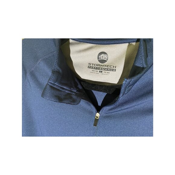 Stormtech Navy Long Sleeved Mens Shirt - Picture 2 of 3